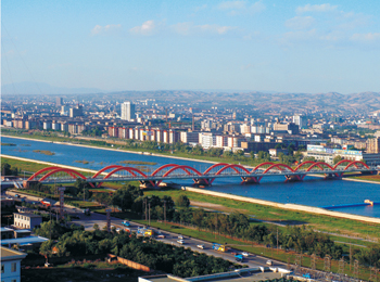 太原汾河公園景觀